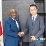 le Ministre du Budget reçoit une équipe de Huawei